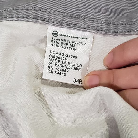 AG Adriano Goldschmied Protege 34R Straight Leg - Picture 4 of 8